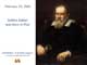 February 15, 1564 - Galileo Galilei was born in Pisa